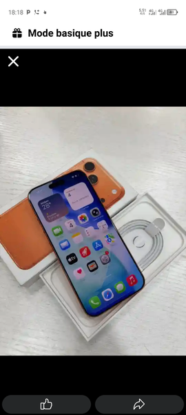 iPhone Orange 128 Go