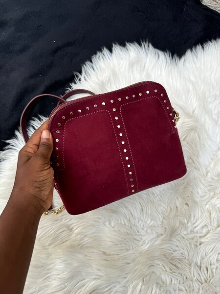 New Look suede crossbody bag
