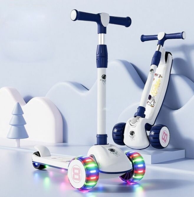 Trottinette Enfant LED Pliable
