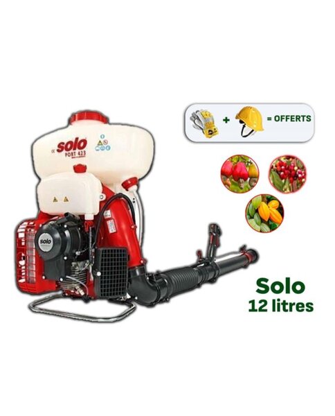 Pulvérisateur A Dos SOLO +CASQUE et 1 Un paire De Gants