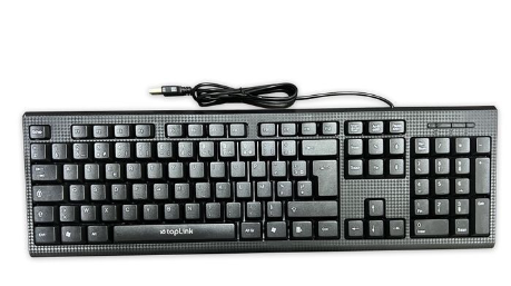 Clavier USB Filaire -TL-KB100 - Azerty - Numérique - Noir