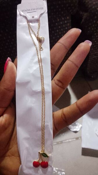 Collier Cerise Inoxydable