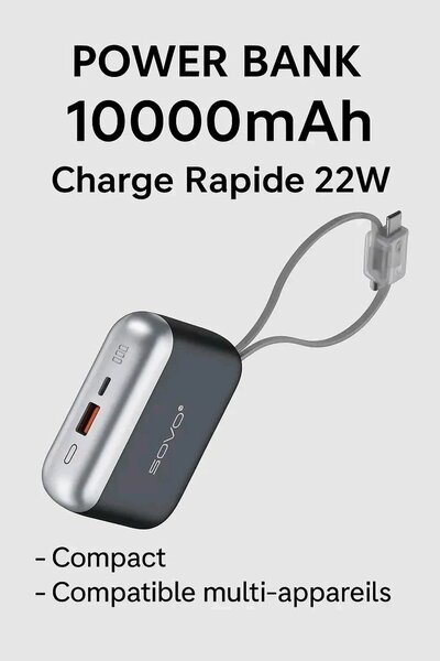 Power Bank 10000mAh 22W Rapide