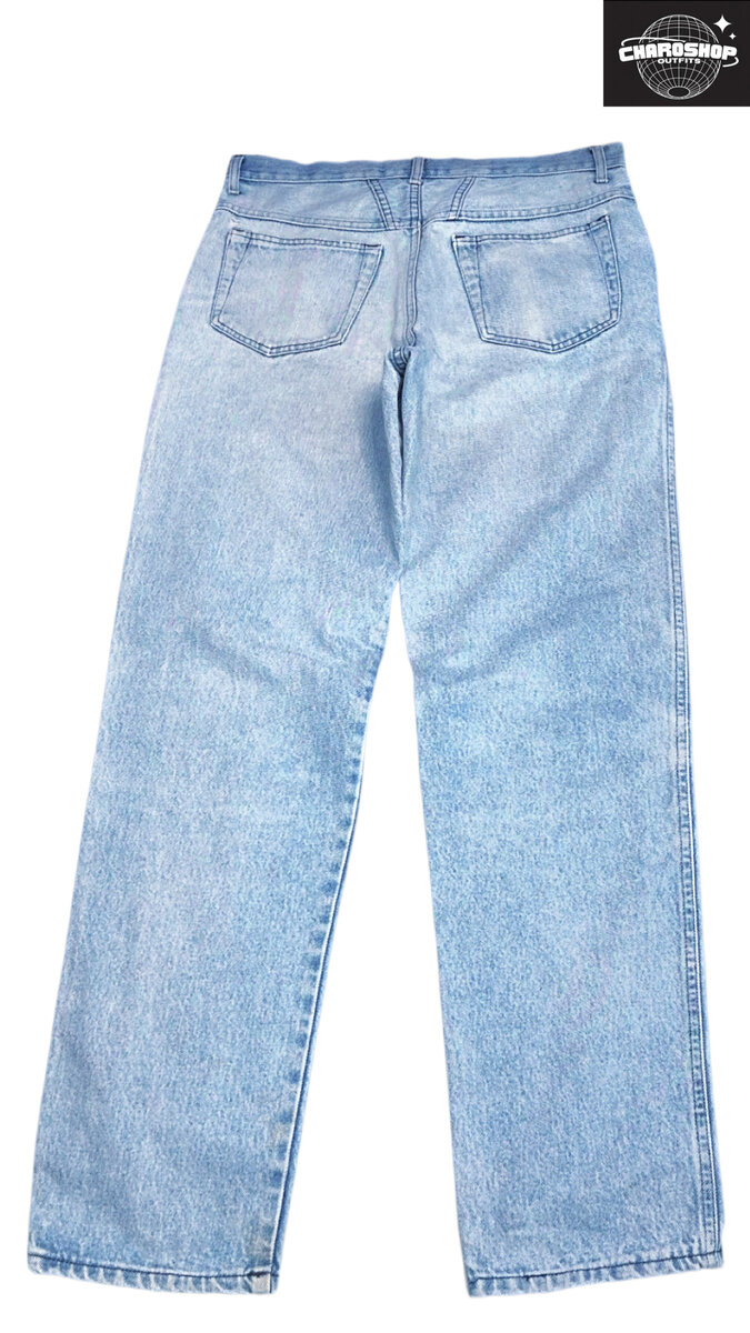 Jean droit en denim clair