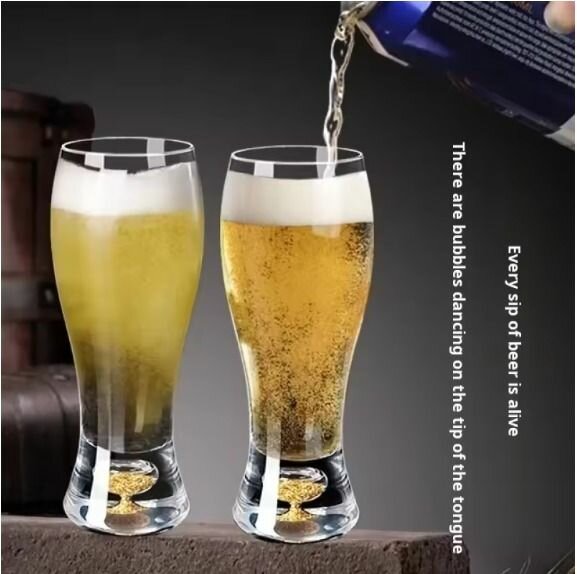 Verres à bière acrylique éléga