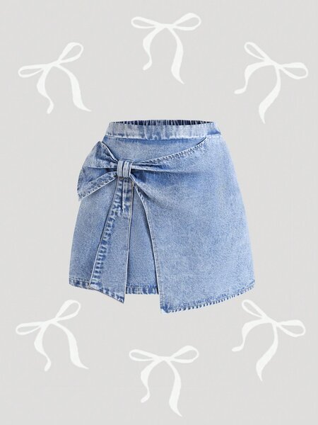 Mini-jupe en jean tendance