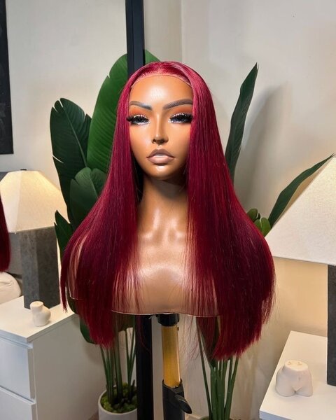 Perruque synthétique longue élégante