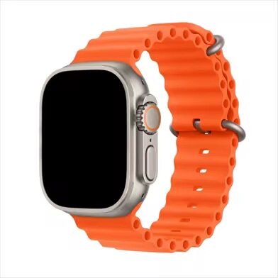 Montre connectée sport orange