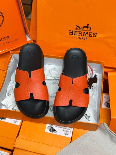 Sandales Hermès en cuir