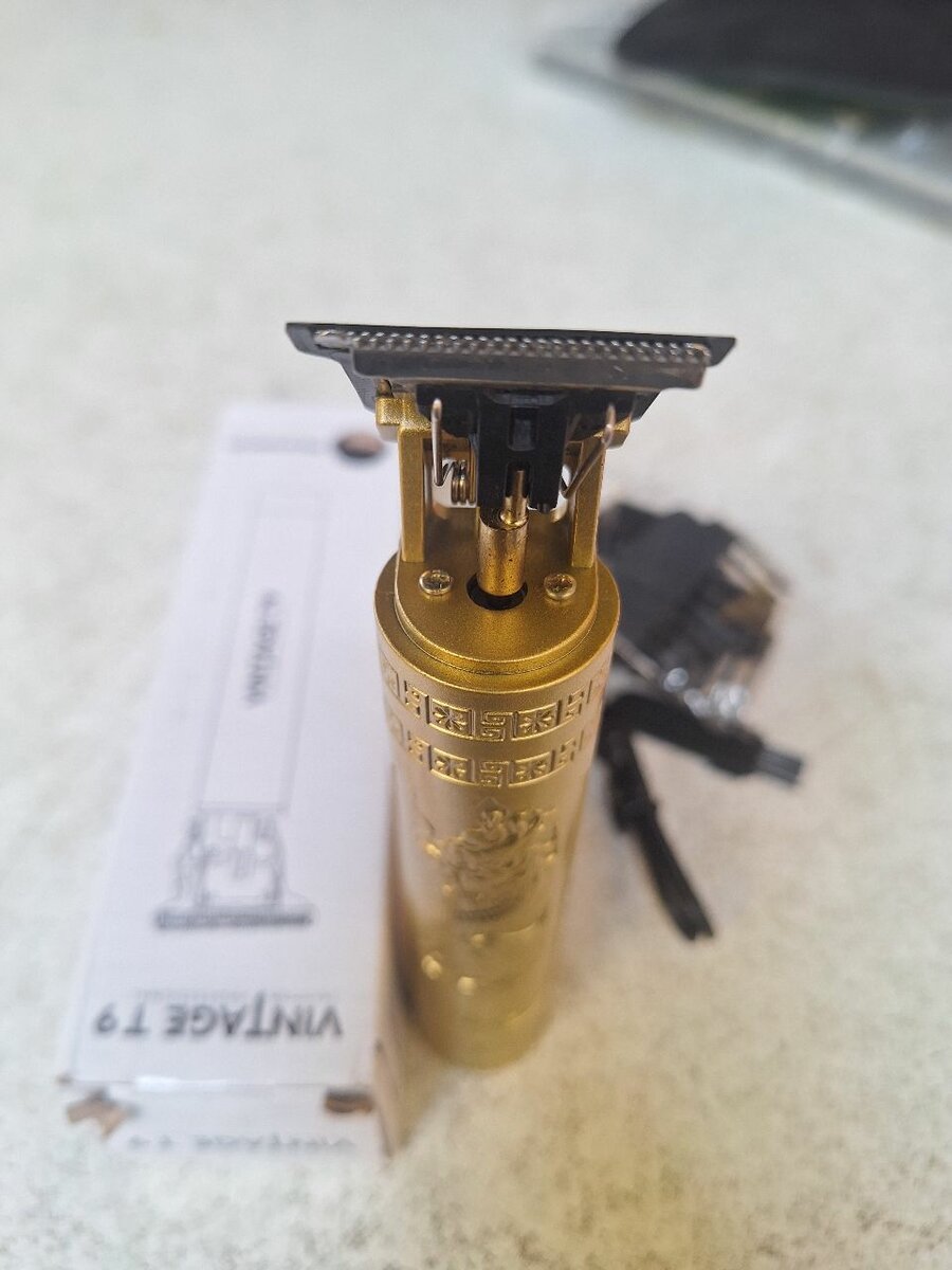 Tondeuse Vintage Dorée Professionnelle