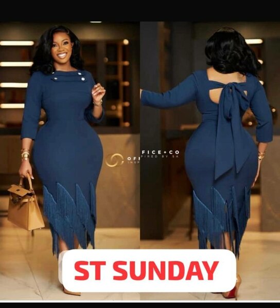 Robe Élégante à Franges