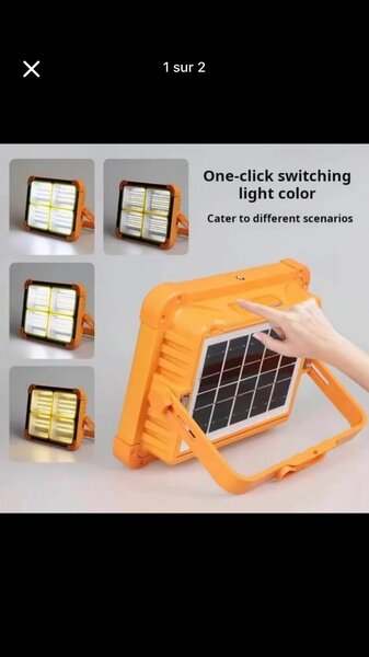 Lampe Solaire Portative LED