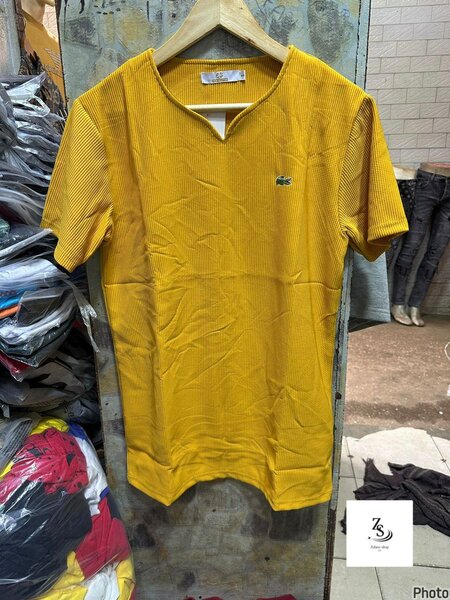 T-shirt col V  Lacoste coton