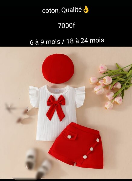 Ensemble élégant enfant fille