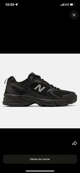 Chaussures de sport noires