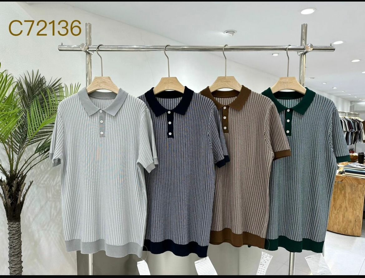 Polos homme élégants en coton