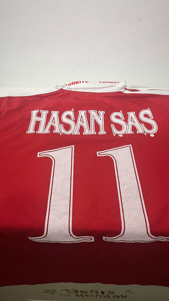 Turkey Football Jersey Red #11 Hasan SAS