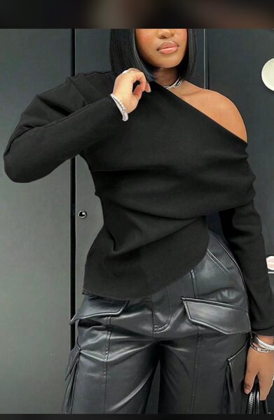 Pull asymétrique élégant