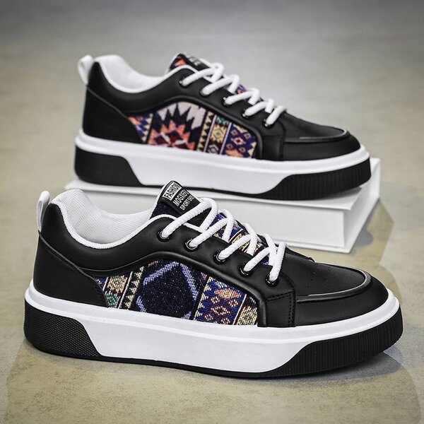 Baskets en cuir modernes