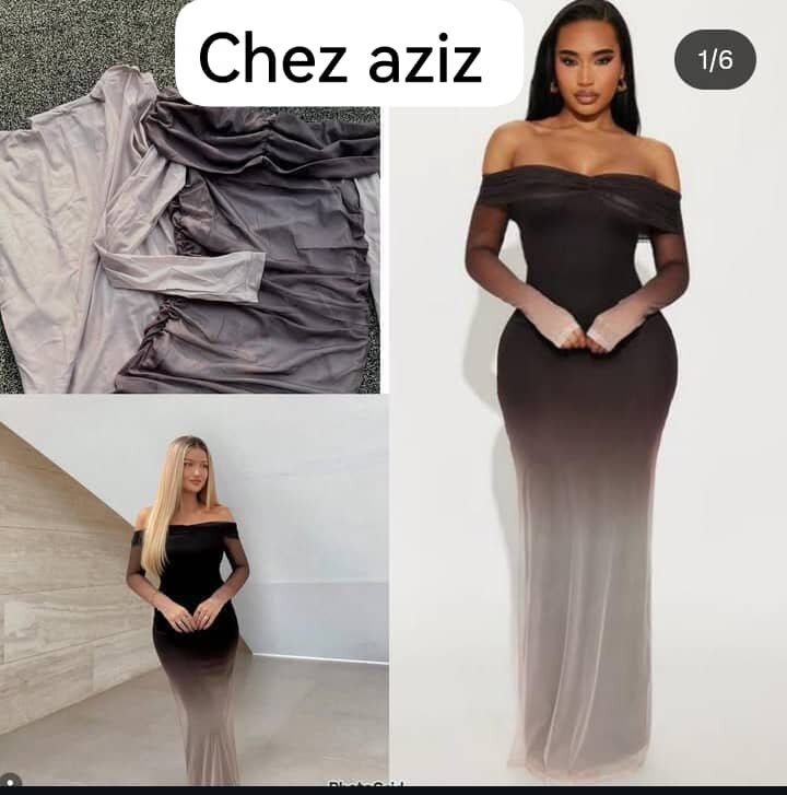 Robe élégante femme soirée