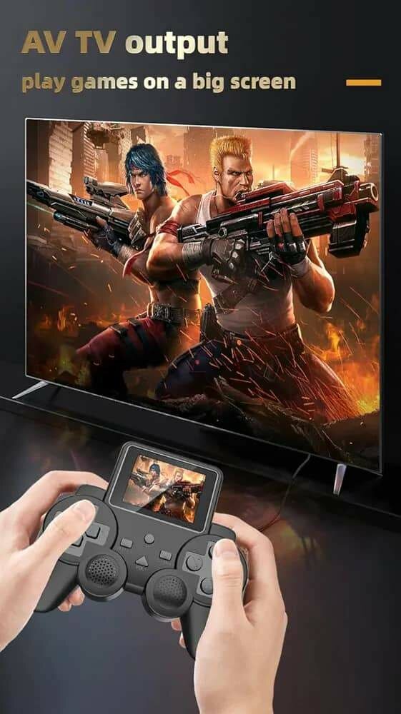 Console de jeu portable 8 bits 520 en 1 rétro classique  Éc