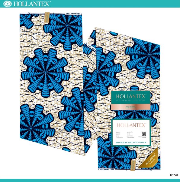 Tissu imprimé africain vibrant