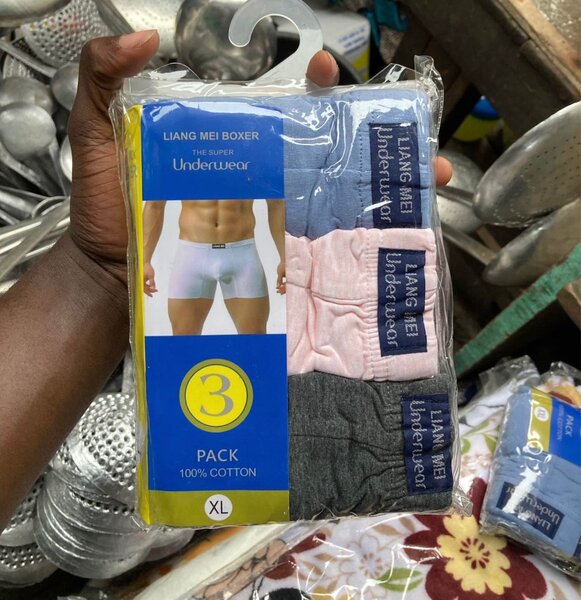 Boxers en coton lot de 3