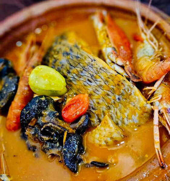 Délice de fruits de mer au poisson