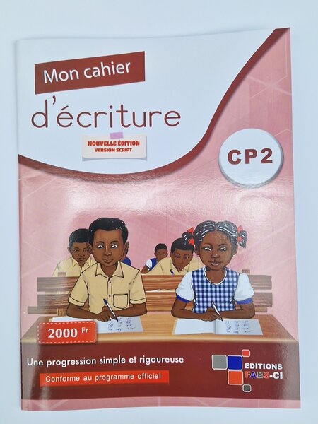 Cahier d'écriture CP2