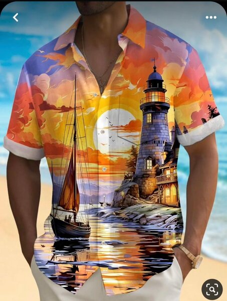 Chemises imprimées colorées