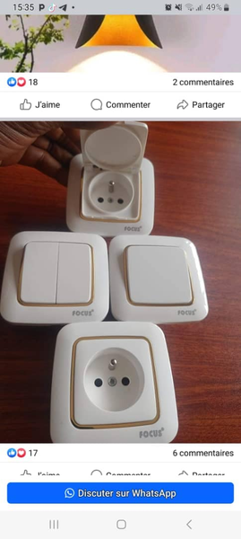 Interrupteurs et Prises