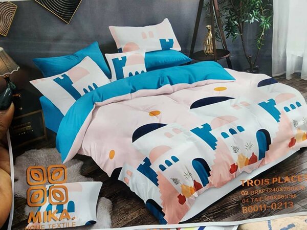 Parure de lit moderne 3 pièces