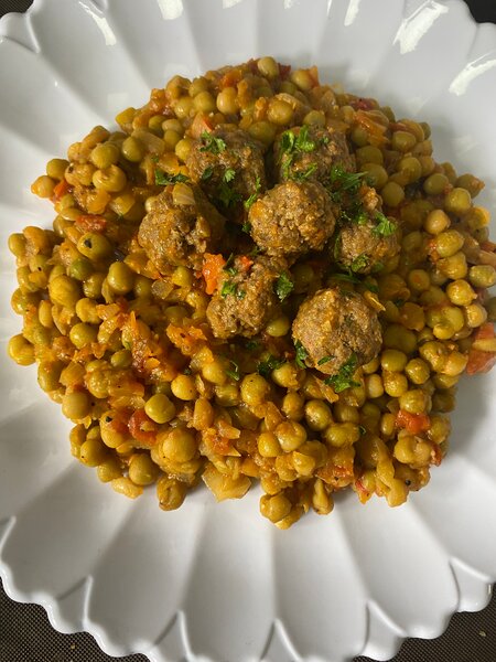 Petit pois au boulette