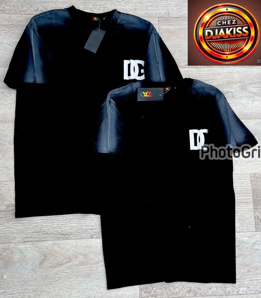 T-shirt DC noir unisexe