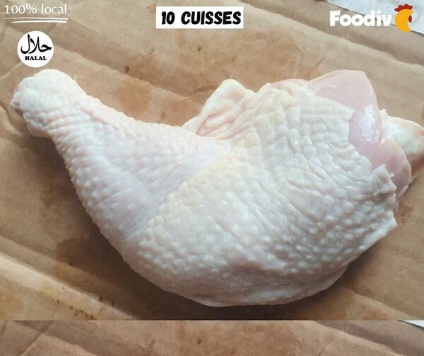 10 cuisses de poulets