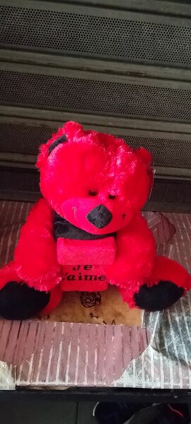 Peluche Ours Rouge Amour