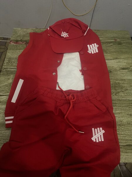 Ensemble garçon rouge style