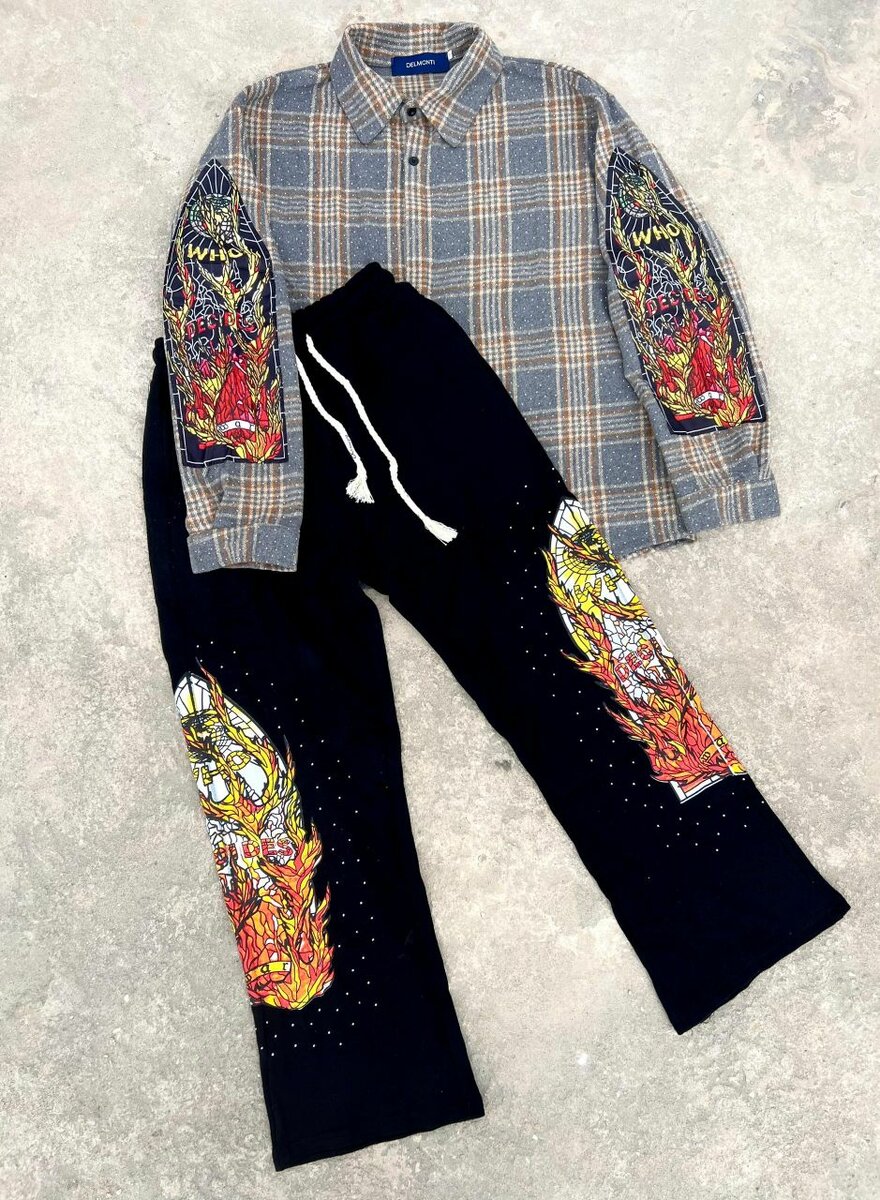 Ensemble Chemise et Pantalon Graffiti