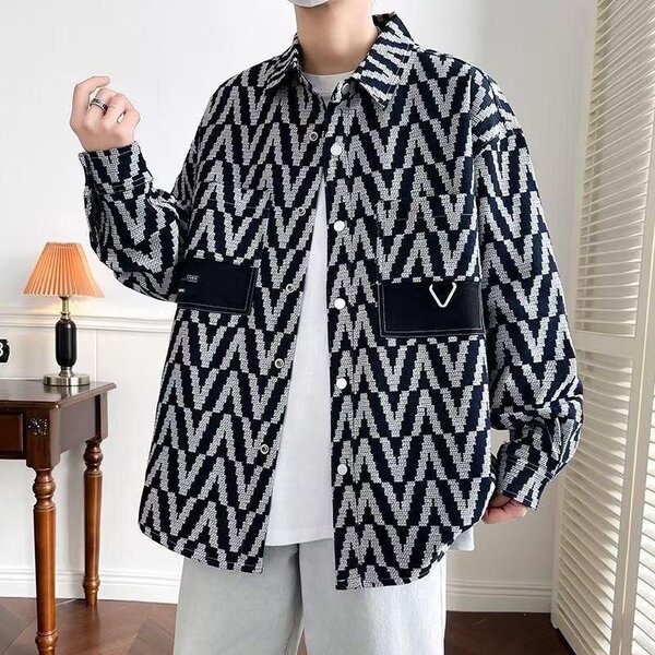 Chemise vintage à motifs