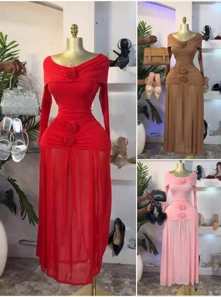 Robe longue élégante soirée