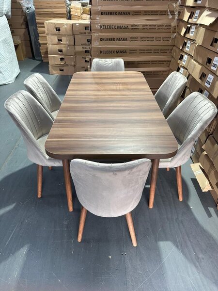 Table à manger en bois 6 places