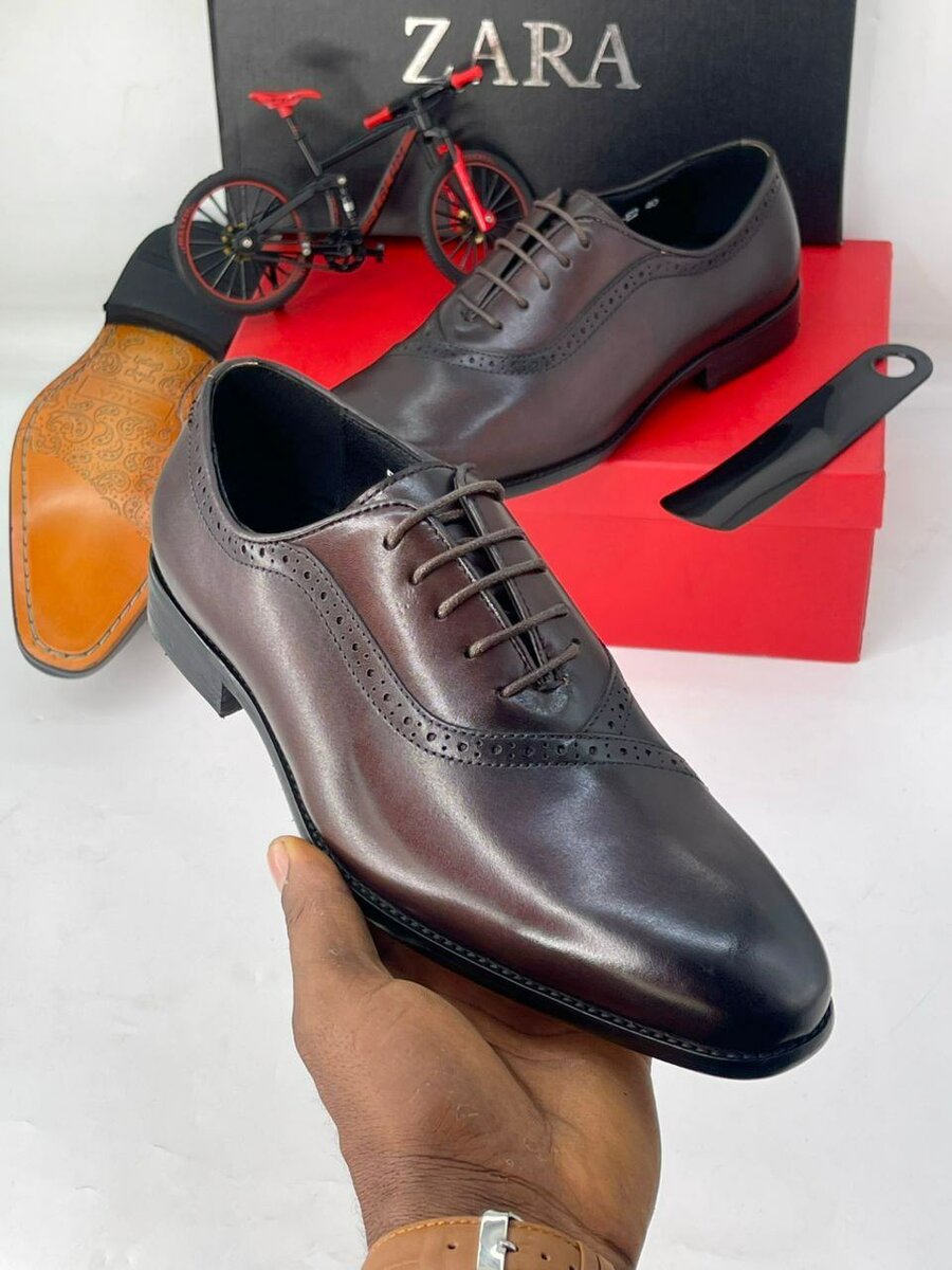 Solid Leather Formal Shoes