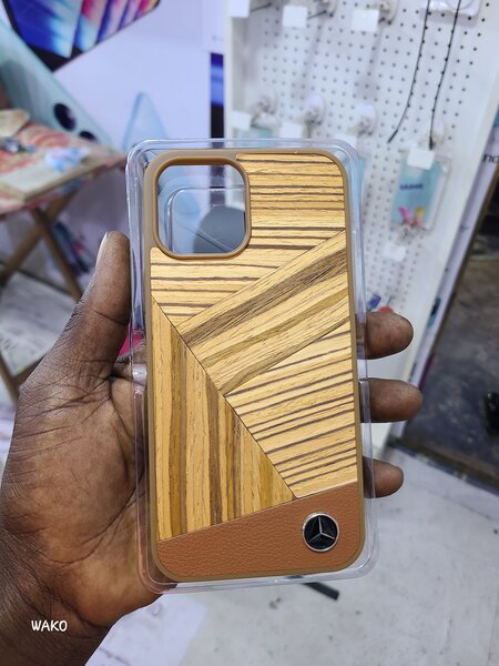 IPHONE 12PRO MAX BACK WOODEN CASE