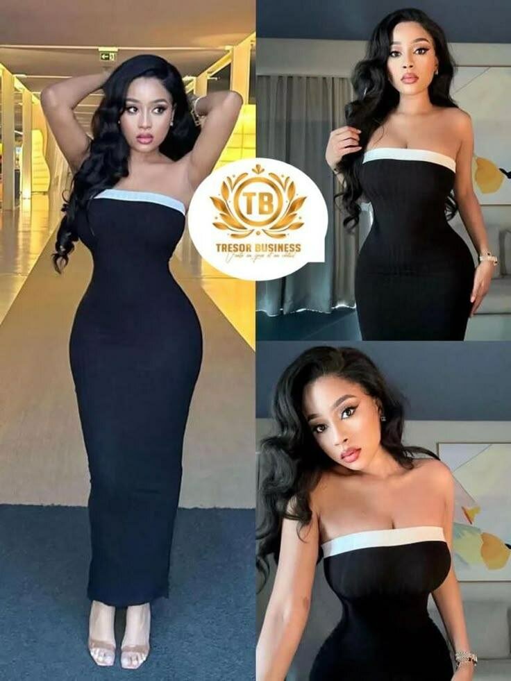 Robe moulante décolleté