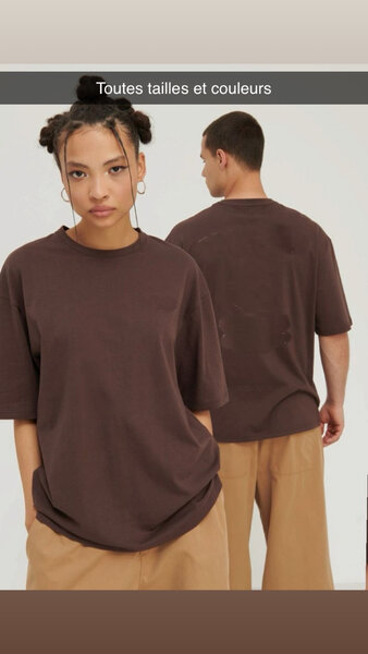 T-shirt unisexe en coton