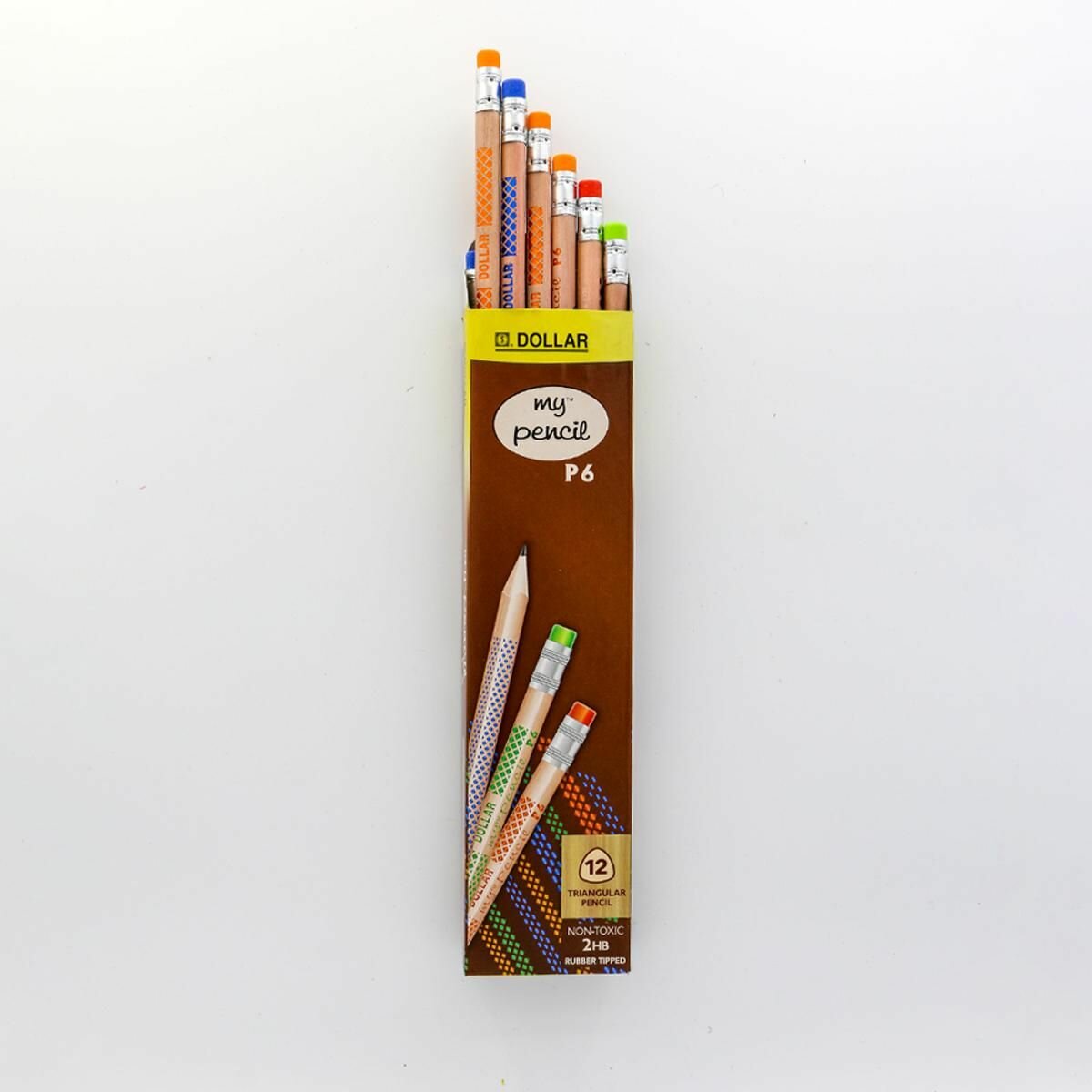 Pack of 6 Lead Pencils of kids in school My Pencil