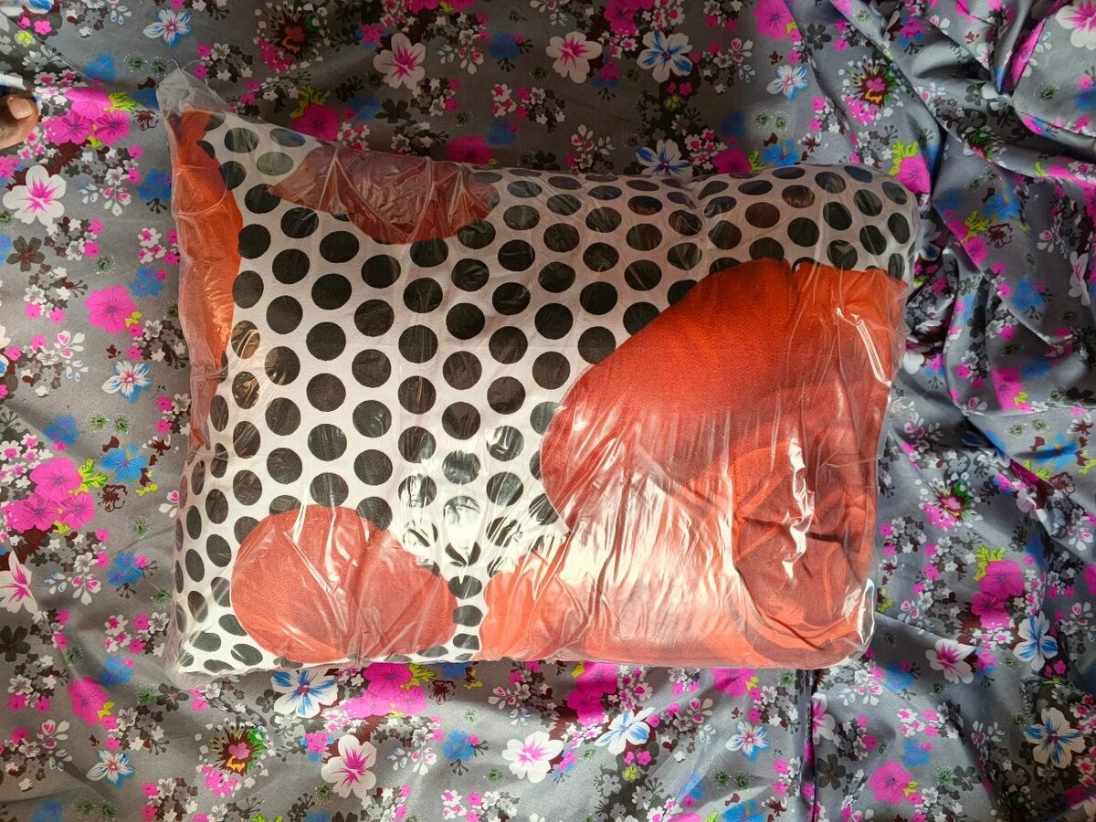 Taie d'oreiller motif floral