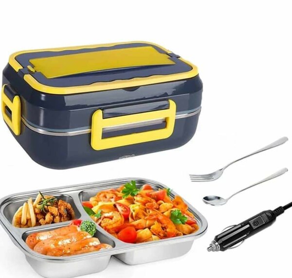Boîte à réchauffe électrique portable en acier inoxydable