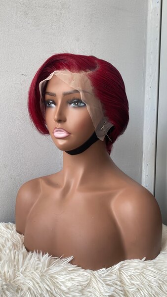 Perruque Lace Front Rouge