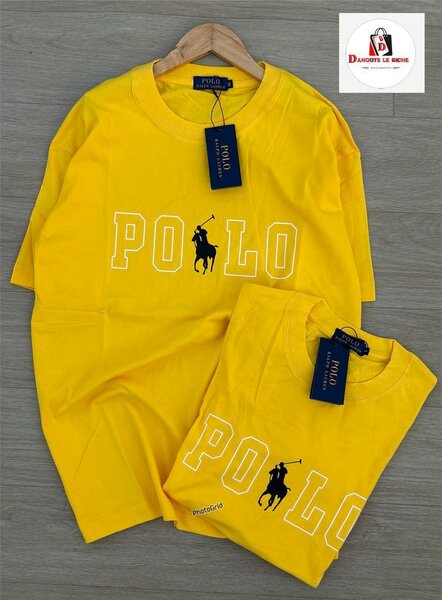T-shirt Polo jaune vif